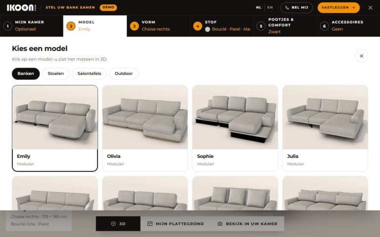 Kies een model
