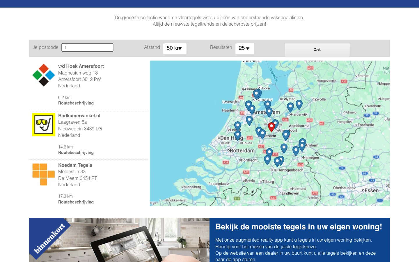 Waar kan ik tegels kopen website on a laptop
